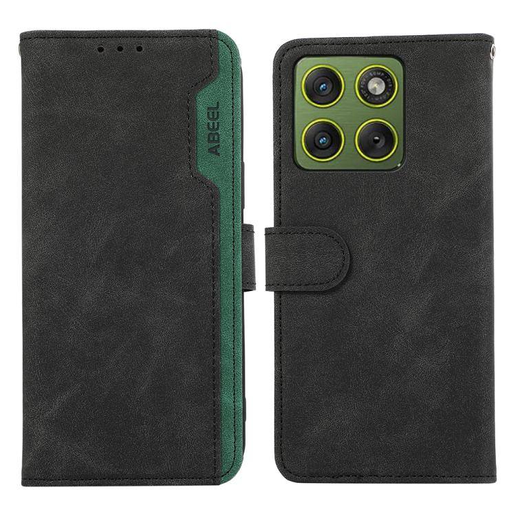 ABEEL Color Block Magnetic RFID Leather Phone Case, For Motorola Edge 70 Fusion 5G, For Motorola Moto G57 Power/G67 Power, For Motorola Edge 70 5G, For Motorola Edge 60 Neo 5G