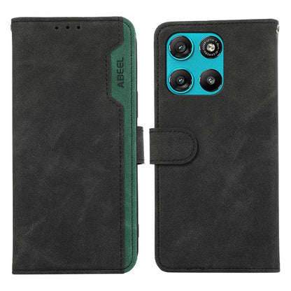 ABEEL Color Block Magnetic RFID Leather Phone Case, For Motorola Moto G57 Power/G67 Power, For Motorola Edge 70 5G, For Motorola Edge 60 Neo 5G, For Motorola Moto G06 4G