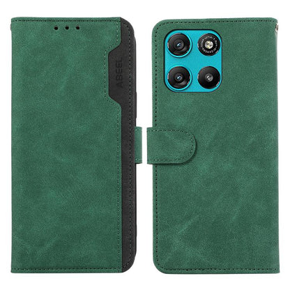 ABEEL Color Block Magnetic RFID Leather Phone Case, For Motorola Moto G57 Power/G67 Power, For Motorola Edge 70 5G, For Motorola Edge 60 Neo 5G, For Motorola Moto G06 4G