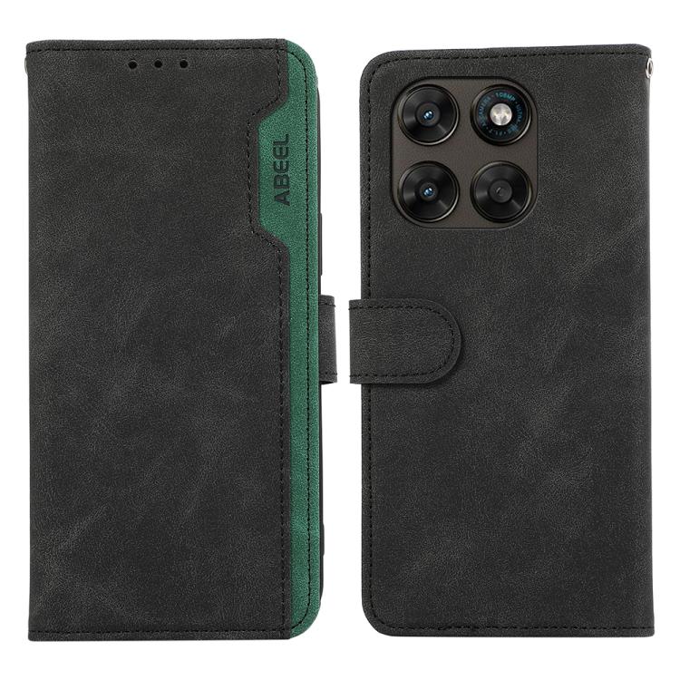 ABEEL Color Block Magnetic RFID Leather Phone Case, For Motorola Edge 70 Max 5G, For Motorola Moto G Max / G87 / G77 5G, For Motorola X70 Air Pro / Signature, For Motorola Moto G17 4G/G17 Power 4G