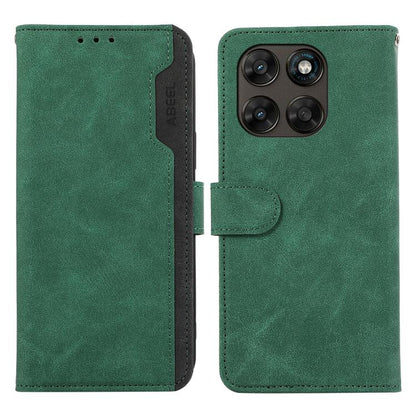 ABEEL Color Block Magnetic RFID Leather Phone Case, For Motorola Edge 70 Max 5G, For Motorola Moto G Max / G87 / G77 5G, For Motorola X70 Air Pro / Signature, For Motorola Moto G17 4G/G17 Power 4G