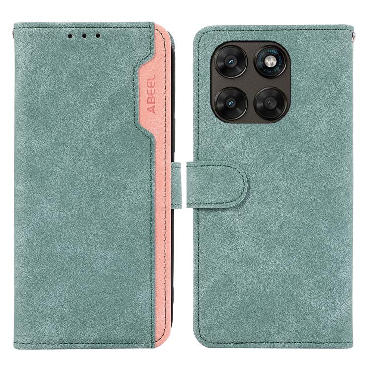 ABEEL Color Block Magnetic RFID Leather Phone Case, For Motorola Edge 70 Max 5G, For Motorola Moto G Max / G87 / G77 5G, For Motorola X70 Air Pro / Signature, For Motorola Moto G17 4G/G17 Power 4G