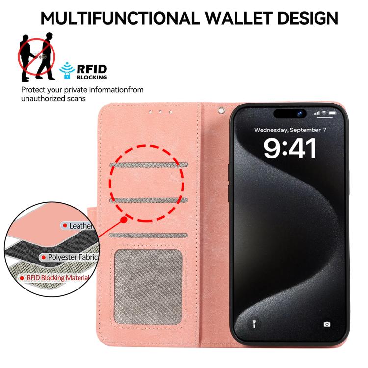 ABEEL Color Block Magnetic RFID Leather Phone Case, For Motorola Edge 70 Fusion 5G, For Motorola Moto G57 Power/G67 Power, For Motorola Edge 70 5G, For Motorola Edge 60 Neo 5G