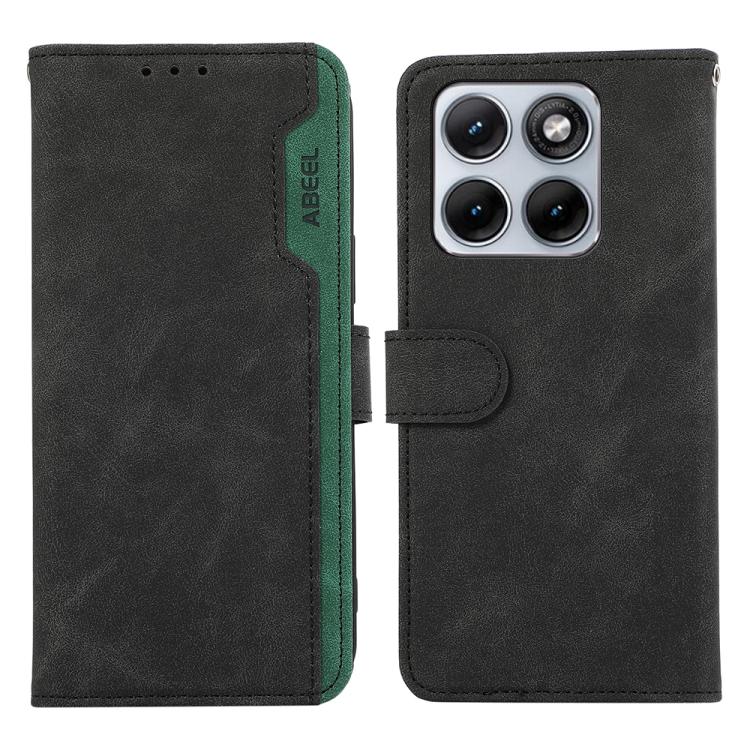 ABEEL Color Block Magnetic RFID Leather Phone Case, For Motorola Edge 70 Fusion 5G, For Motorola Moto G57 Power/G67 Power, For Motorola Edge 70 5G, For Motorola Edge 60 Neo 5G