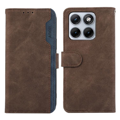 ABEEL Color Block Magnetic RFID Leather Phone Case, For Motorola Edge 70 Fusion 5G, For Motorola Moto G57 Power/G67 Power, For Motorola Edge 70 5G, For Motorola Edge 60 Neo 5G