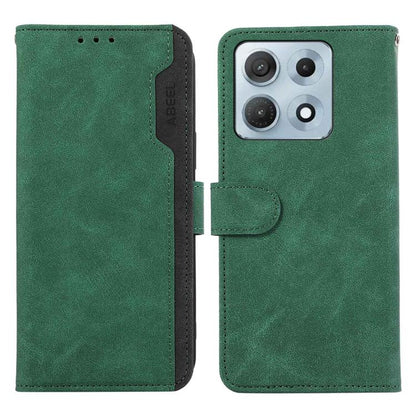ABEEL Color Block Magnetic RFID Leather Phone Case, For Motorola Edge 70 Max 5G, For Motorola Moto G Max / G87 / G77 5G, For Motorola X70 Air Pro / Signature, For Motorola Moto G17 4G/G17 Power 4G