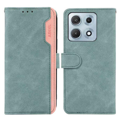 ABEEL Color Block Magnetic RFID Leather Phone Case, For Motorola Edge 70 Max 5G, For Motorola Moto G Max / G87 / G77 5G, For Motorola X70 Air Pro / Signature, For Motorola Moto G17 4G/G17 Power 4G