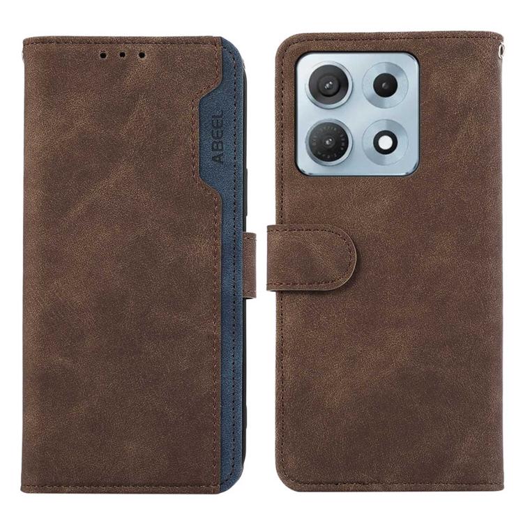 ABEEL Color Block Magnetic RFID Leather Phone Case, For Motorola Edge 70 Max 5G, For Motorola Moto G Max / G87 / G77 5G, For Motorola X70 Air Pro / Signature, For Motorola Moto G17 4G/G17 Power 4G