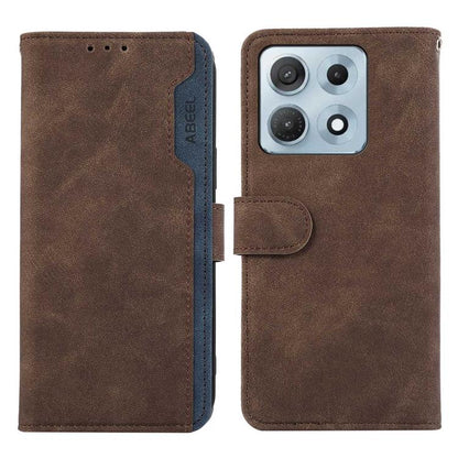 ABEEL Color Block Magnetic RFID Leather Phone Case, For Motorola Edge 70 Max 5G, For Motorola Moto G Max / G87 / G77 5G, For Motorola X70 Air Pro / Signature, For Motorola Moto G17 4G/G17 Power 4G