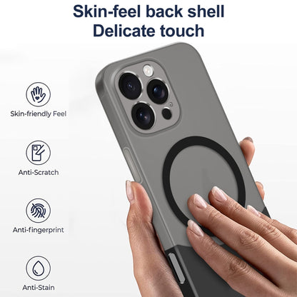 Dual Color Stitching MagSafe Magnetic PC Phone Case, For iPhone 15 Pro Max, For iPhone 15 Pro, For iPhone 15 Plus, For iPhone 15 Apple Accessories engdua4850 iPhone 15 Pro Max - APEXEL INDIA - Mobile Lens - Mobile Camera Lens - Cellphone Accessories - Phone Lens - Smartphone Lens