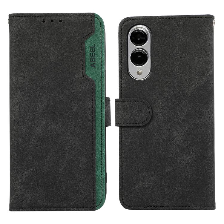 ABEEL Color Block Magnetic RFID Leather Phone Case, For Samsung Galaxy S25 Edge 5G, For Samsung Galaxy S25 Ultra 5G engabe3787 Samsung Accessories - APEXEL INDIA - Mobile Lens - Mobile Camera Lens - Cellphone Accessories - Phone Lens - Smartphone Lens