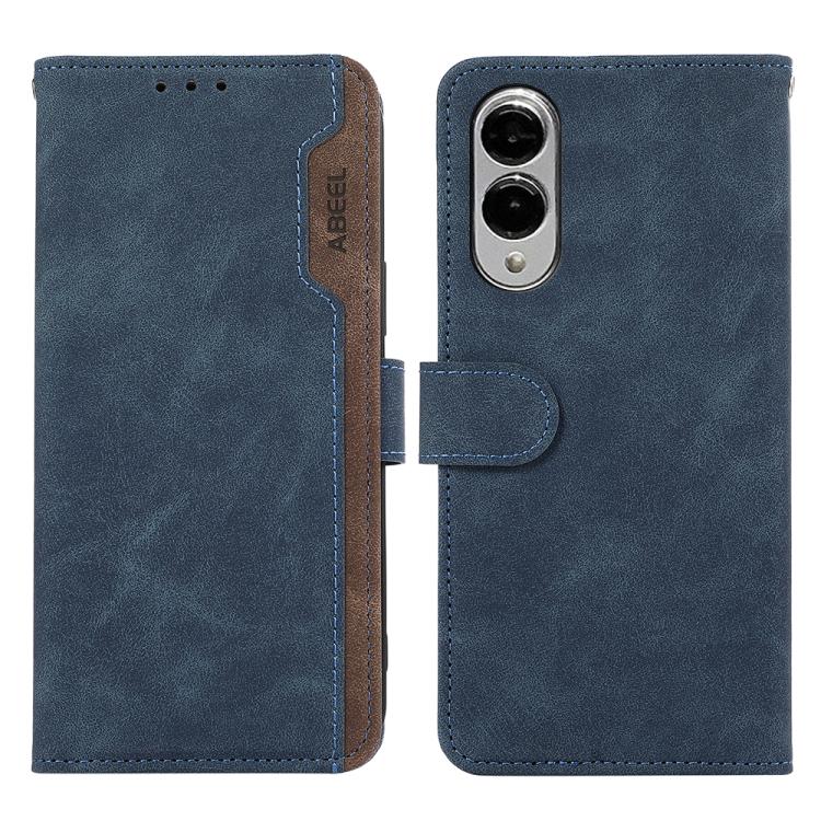 ABEEL Color Block Magnetic RFID Leather Phone Case, For Samsung Galaxy S25 Edge 5G, For Samsung Galaxy S25 Ultra 5G engabe3787 Samsung Accessories - APEXEL INDIA - Mobile Lens - Mobile Camera Lens - Cellphone Accessories - Phone Lens - Smartphone Lens