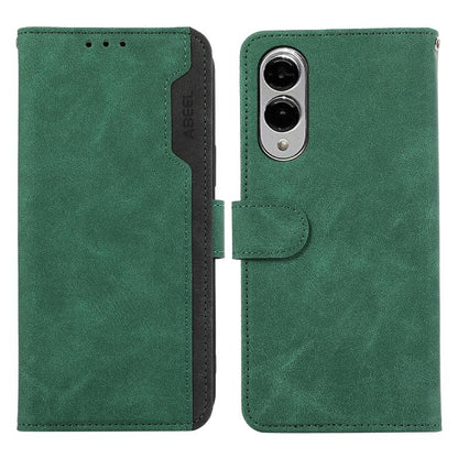 ABEEL Color Block Magnetic RFID Leather Phone Case, For Samsung Galaxy S25 Edge 5G, For Samsung Galaxy S25 Ultra 5G engabe3787 Samsung Accessories - APEXEL INDIA - Mobile Lens - Mobile Camera Lens - Cellphone Accessories - Phone Lens - Smartphone Lens