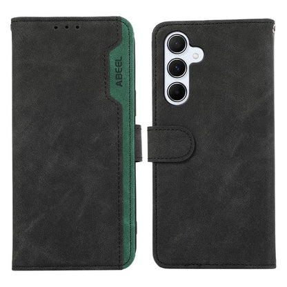 ABEEL Color Block Magnetic RFID Leather Phone Case, For Samsung Galaxy S26 Ultra 5G, For Samsung Galaxy S26 5G, For Samsung Galaxy S25 FE 5G, For Samsung Galaxy S25 Edge 5G