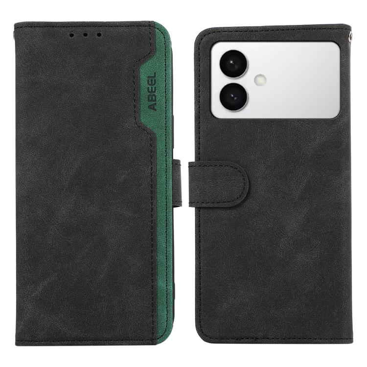 ABEEL Color Block Magnetic RFID Leather Phone Case, For Samsung Galaxy S26+ 5G, For Samsung Galaxy S26 Edge 5G, For Samsung Galaxy S26 Ultra 5G, For Samsung Galaxy S26 5G Samsung Accessories - APEXEL INDIA - Mobile Lens - Mobile Camera Lens - Cellphone Accessories - Phone Lens - Smartphone Lens
