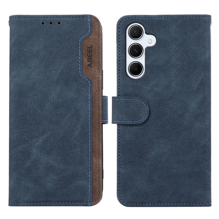 ABEEL Color Block Magnetic RFID Leather Phone Case, For Galaxy S27+ 5G, For Galaxy S26 FE 5G, For Samsung Galaxy S26+ 5G, For Samsung Galaxy S26 Edge 5G