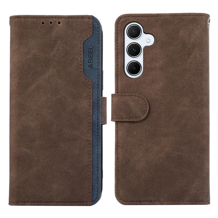 ABEEL Color Block Magnetic RFID Leather Phone Case, For Galaxy S27+ 5G, For Galaxy S26 FE 5G, For Samsung Galaxy S26+ 5G, For Samsung Galaxy S26 Edge 5G