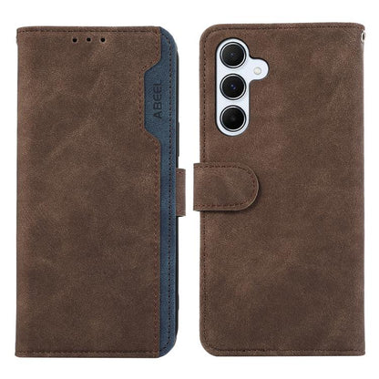 ABEEL Color Block Magnetic RFID Leather Phone Case, For Galaxy S27+ 5G, For Galaxy S26 FE 5G, For Samsung Galaxy S26+ 5G, For Samsung Galaxy S26 Edge 5G