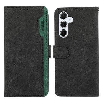 ABEEL Color Block Magnetic RFID Leather Phone Case, For Galaxy S27+ 5G, For Galaxy S26 FE 5G, For Samsung Galaxy S26+ 5G, For Samsung Galaxy S26 Edge 5G