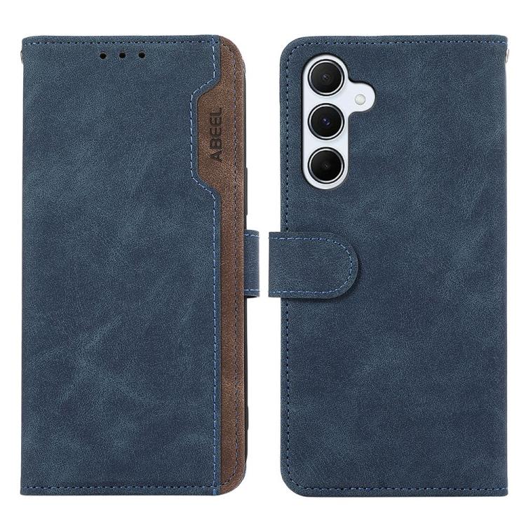 ABEEL Color Block Magnetic RFID Leather Phone Case, For Galaxy S27+ 5G, For Galaxy S26 FE 5G, For Samsung Galaxy S26+ 5G, For Samsung Galaxy S26 Edge 5G