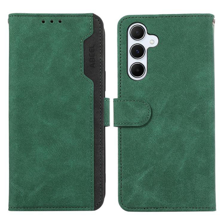 ABEEL Color Block Magnetic RFID Leather Phone Case, For Galaxy S27+ 5G, For Galaxy S26 FE 5G, For Samsung Galaxy S26+ 5G, For Samsung Galaxy S26 Edge 5G