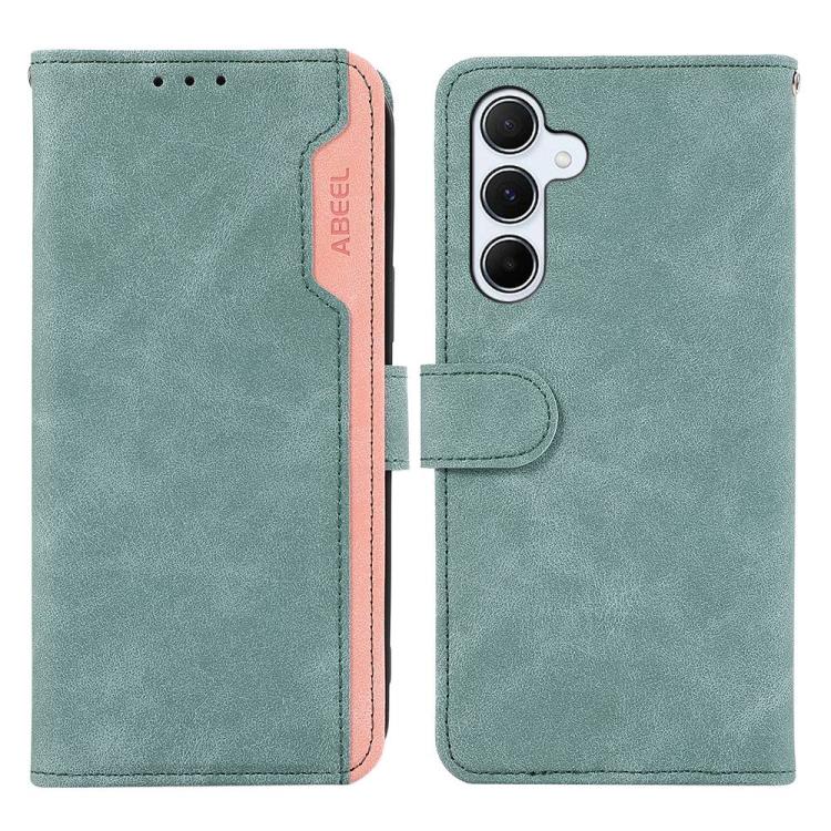 ABEEL Color Block Magnetic RFID Leather Phone Case, For Galaxy S27+ 5G, For Galaxy S26 FE 5G, For Samsung Galaxy S26+ 5G, For Samsung Galaxy S26 Edge 5G