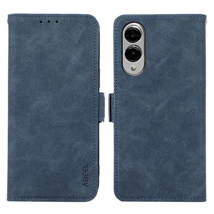 ABEEL Frosted Magnetic RFID Leather Phone Case, For Samsung Galaxy S25 Edge 5G, For Samsung Galaxy S25 Ultra 5G engabe3777 Samsung Accessories - APEXEL INDIA - Mobile Lens - Mobile Camera Lens - Cellphone Accessories - Phone Lens - Smartphone Lens