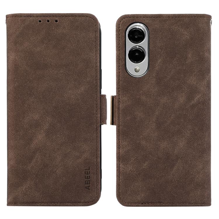 ABEEL Frosted Magnetic RFID Leather Phone Case, For Samsung Galaxy S25 Edge 5G, For Samsung Galaxy S25 Ultra 5G engabe3777 Samsung Accessories - APEXEL INDIA - Mobile Lens - Mobile Camera Lens - Cellphone Accessories - Phone Lens - Smartphone Lens
