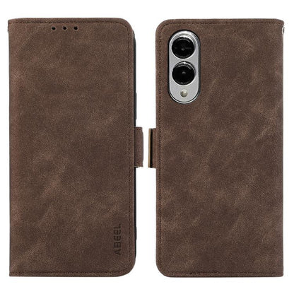 ABEEL Frosted Magnetic RFID Leather Phone Case, For Samsung Galaxy S25 Edge 5G, For Samsung Galaxy S25 Ultra 5G engabe3777 Samsung Accessories - APEXEL INDIA - Mobile Lens - Mobile Camera Lens - Cellphone Accessories - Phone Lens - Smartphone Lens