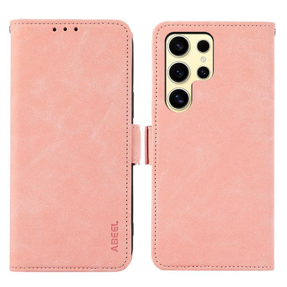 ABEEL Frosted Magnetic RFID Leather Phone Case, For Samsung Galaxy S26 Ultra 5G, For Samsung Galaxy S26 5G, For Samsung Galaxy S25 FE 5G, For Samsung Galaxy S25 Edge 5G