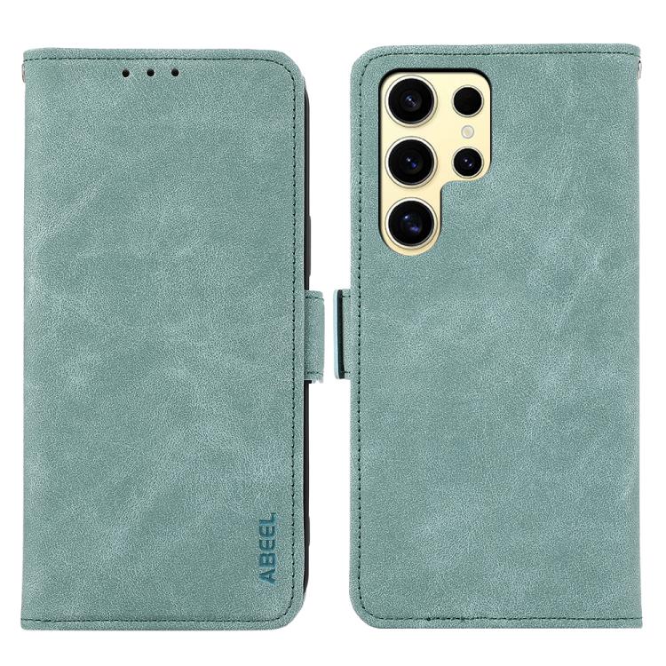 ABEEL Frosted Magnetic RFID Leather Phone Case, For Samsung Galaxy S26 Ultra 5G, For Samsung Galaxy S26 5G, For Samsung Galaxy S25 FE 5G, For Samsung Galaxy S25 Edge 5G