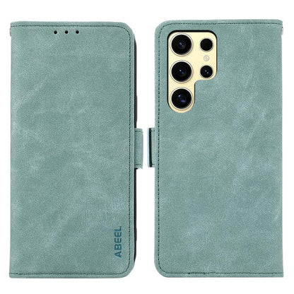 ABEEL Frosted Magnetic RFID Leather Phone Case, For Samsung Galaxy S26 Ultra 5G, For Samsung Galaxy S26 5G, For Samsung Galaxy S25 FE 5G, For Samsung Galaxy S25 Edge 5G