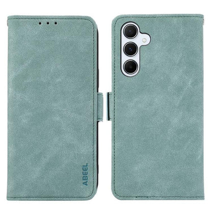 ABEEL Frosted Magnetic RFID Leather Phone Case, For Galaxy S27+ 5G, For Galaxy S26 FE 5G, For Samsung Galaxy S26+ 5G, For Samsung Galaxy S26 Edge 5G