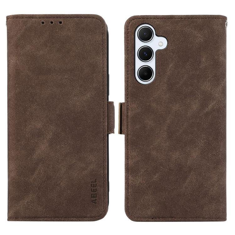 ABEEL Frosted Magnetic RFID Leather Phone Case, For Galaxy S27+ 5G, For Galaxy S26 FE 5G, For Samsung Galaxy S26+ 5G, For Samsung Galaxy S26 Edge 5G