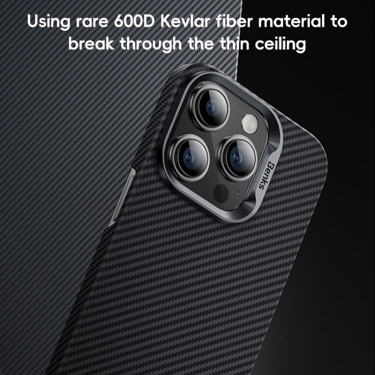 Benks Classic Kevlar 600D Fiber MagSafe Phone Case, For iPhone 16 Pro Max, For iPhone 16 Pro, For iPhone 16 Plus, For iPhone 16 Apple Accessories engben4864 iPhone 16 Pro Max - Benks - Mobile Lens - Mobile Camera Lens - Cellphone Accessories - Phone Lens - Smartphone Lens