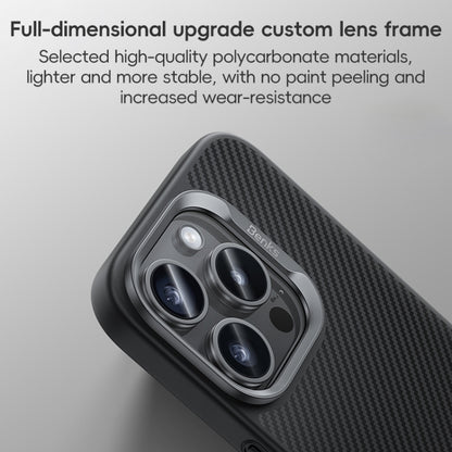 Benks MagSafe Kevlar Fiber Ultra-thin Shockproof Phone Case, For iPhone 16 Pro Max, For iPhone 16 Pro, For iPhone 16 Plus, For iPhone 16 Apple Accessories engben4866 iPhone 16 Pro Max - Benks - Mobile Lens - Mobile Camera Lens - Cellphone Accessories - Phone Lens - Smartphone Lens