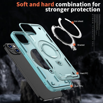 PC Hybrid TPU Armor MagSafe Ring Holder Phone Case, For iPhone 15, For iPhone 14 Plus, For iPhone 14 Apple Accessories engpc-4868 iPhone 15 - APEXEL INDIA - Mobile Lens - Mobile Camera Lens - Cellphone Accessories - Phone Lens - Smartphone Lens