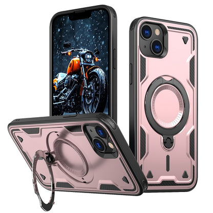 PC Hybrid TPU Armor MagSafe Ring Holder Phone Case, For iPhone 15, For iPhone 14 Plus, For iPhone 14 Apple Accessories engpc-4868 iPhone 15 - APEXEL INDIA - Mobile Lens - Mobile Camera Lens - Cellphone Accessories - Phone Lens - Smartphone Lens