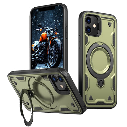 PC Hybrid TPU Armor MagSafe Ring Holder Phone Case, For iPhone 13 Pro, For iPhone 13, For iPhone 12 Apple Accessories engpc-4869 More iPhone Cases - APEXEL INDIA - Mobile Lens - Mobile Camera Lens - Cellphone Accessories - Phone Lens - Smartphone Lens