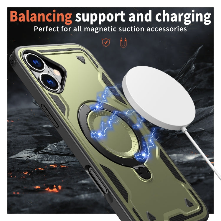 PC Hybrid TPU Armor MagSafe Ring Holder Phone Case, For iPhone 16 Apple Accessories engpc-4871 iPhone 16 - APEXEL INDIA - Mobile Lens - Mobile Camera Lens - Cellphone Accessories - Phone Lens - Smartphone Lens