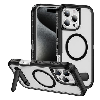 Guard MagSafe Holder Matte PC Hybrid TPU Phone Case, For iPhone 16 Pro Max, For iPhone 16 Pro, For iPhone 16 Plus, For iPhone 16 Apple Accessories enggua4868 iPhone 16 Pro Max - APEXEL INDIA - Mobile Lens - Mobile Camera Lens - Cellphone Accessories - Phone Lens - Smartphone Lens