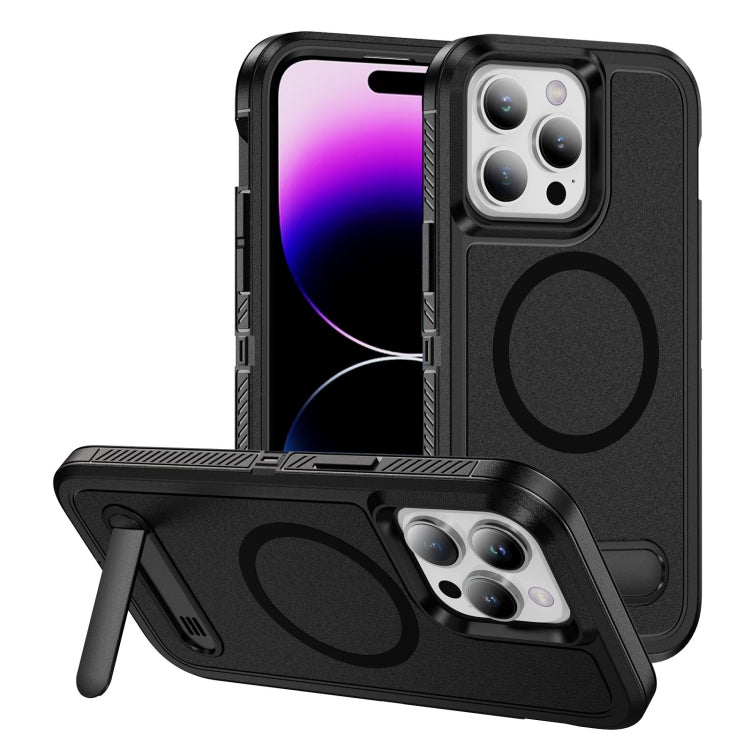 Guard MagSafe Holder Matte PC Hybrid TPU Phone Case, For iPhone 14 Plus, For iPhone 14, For iPhone 14 Pro, For iPhone 14 Pro Max Apple Accessories enggua4874 iPhone 14 Plus - APEXEL INDIA - Mobile Lens - Mobile Camera Lens - Cellphone Accessories - Phone Lens - Smartphone Lens