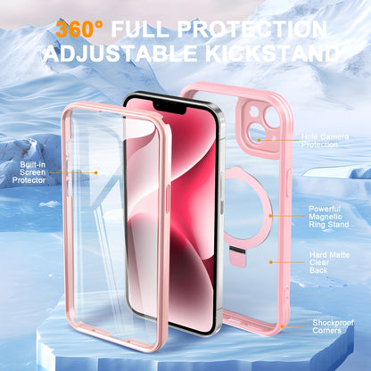 Skin Feel MagSafe Holder 360 Full Body Phone Case, For iPhone 14 / 13, For iPhone 14 Pro, For iPhone 14 Pro Max, For iPhone 13 Pro Max Apple Accessories engski4898 iPhone 14 - APEXEL INDIA - Mobile Lens - Mobile Camera Lens - Cellphone Accessories - Phone Lens - Smartphone Lens