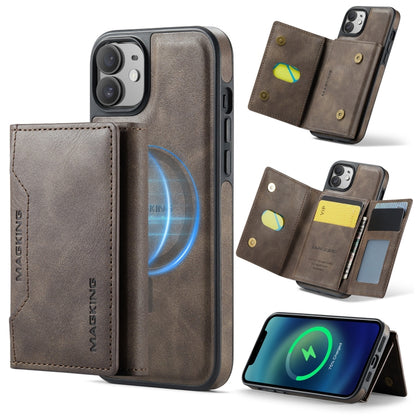 DG.MING MAGKING-K2 Series MagSafe RFID Card Bag Detachable Phone Case, For iPhone 13, For iPhone 12 / 12 Pro, For iPhone 12 Pro Max Apple Accessories engdg-4908 More iPhone Cases - DG.MING - Mobile Lens - Mobile Camera Lens - Cellphone Accessories - Phone Lens - Smartphone Lens