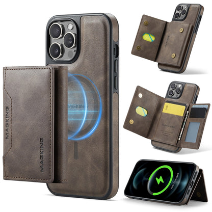 DG.MING MAGKING-K2 Series MagSafe RFID Card Bag Detachable Phone Case, For iPhone 13, For iPhone 12 / 12 Pro, For iPhone 12 Pro Max Apple Accessories engdg-4908 More iPhone Cases - DG.MING - Mobile Lens - Mobile Camera Lens - Cellphone Accessories - Phone Lens - Smartphone Lens