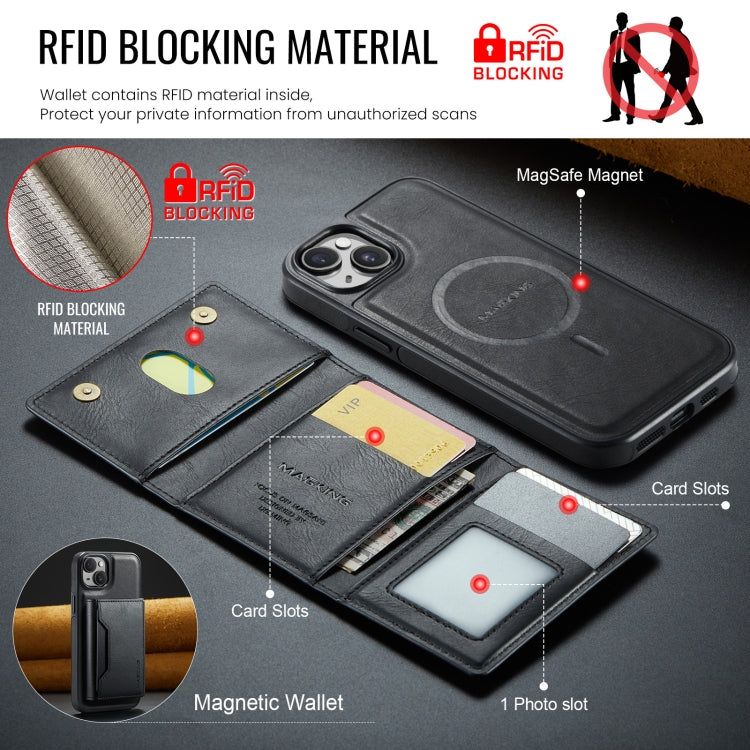 DG.MING MAGKING-K2 Series MagSafe RFID Card Bag Detachable Phone Case, For iPhone 13, For iPhone 12 / 12 Pro, For iPhone 12 Pro Max Apple Accessories engdg-4908 More iPhone Cases - DG.MING - Mobile Lens - Mobile Camera Lens - Cellphone Accessories - Phone Lens - Smartphone Lens