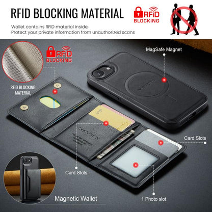 DG.MING MAGKING-K2 Series MagSafe RFID Card Bag Detachable Phone Case, For iPhone 16e, For iPhone 16 Pro Max, For iPhone 16 Pro, For iPhone 16 Plus Apple Accessories engdg-4905 iPhone 16e - DG.MING - Mobile Lens - Mobile Camera Lens - Cellphone Accessories - Phone Lens - Smartphone Lens