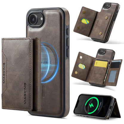 DG.MING MAGKING-K2 Series MagSafe RFID Card Bag Detachable Phone Case, For iPhone 16e, For iPhone 16 Pro Max, For iPhone 16 Pro, For iPhone 16 Plus Apple Accessories engdg-4905 iPhone 16e - DG.MING - Mobile Lens - Mobile Camera Lens - Cellphone Accessories - Phone Lens - Smartphone Lens