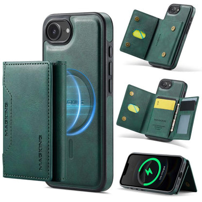 DG.MING MAGKING-K2 Series MagSafe RFID Card Bag Detachable Phone Case, For iPhone 16e, For iPhone 16 Pro Max, For iPhone 16 Pro, For iPhone 16 Plus Apple Accessories engdg-4905 iPhone 16e - DG.MING - Mobile Lens - Mobile Camera Lens - Cellphone Accessories - Phone Lens - Smartphone Lens