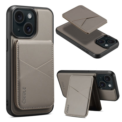 ESEBLE E3 Plain Texture Card Slots MagSafe RFID Leather Case, For iPhone 14 / 13, For iPhone 14 Pro, For iPhone 14 Pro Max, For iPhone 13 Pro Max, For iPhone 13 Pro Apple Accessories engese4918 iPhone 14 - ESEBLE - Mobile Lens - Mobile Camera Lens - Cellphone Accessories - Phone Lens - Smartphone Lens